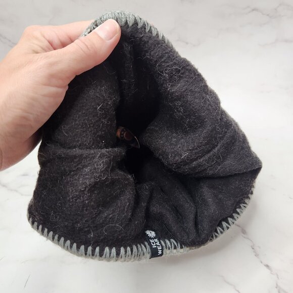 Icewear Wool Angora Winter Hat Fair Isle Tassles Iceland Ear Flap Girls Boys OS - Picture 5 of 7